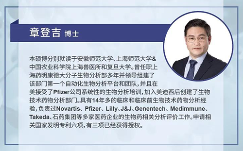 旋乐吧spin8生物手艺药物剖析部主任章登吉博士