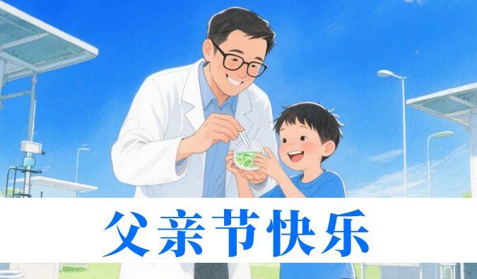 致敬父亲节 | 科研爸爸的 “非典范陪同”