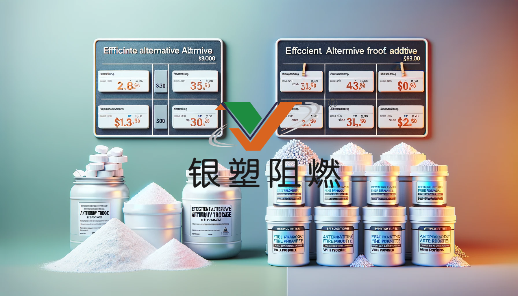 DALL·E 2024-01-31 09.23.07 - Create an image for the article titled 'Efficient Alternative Fire Proof Additives for Expensive Antimony Trioxide, is White Powder'. The image should.png DALL·E 2024-01-31 09.23.07 - Create an image for the article titled 'Efficient Alternative Fire Proof Additives for Expensive Antimony Trioxide, is White Powder'. The image should.png